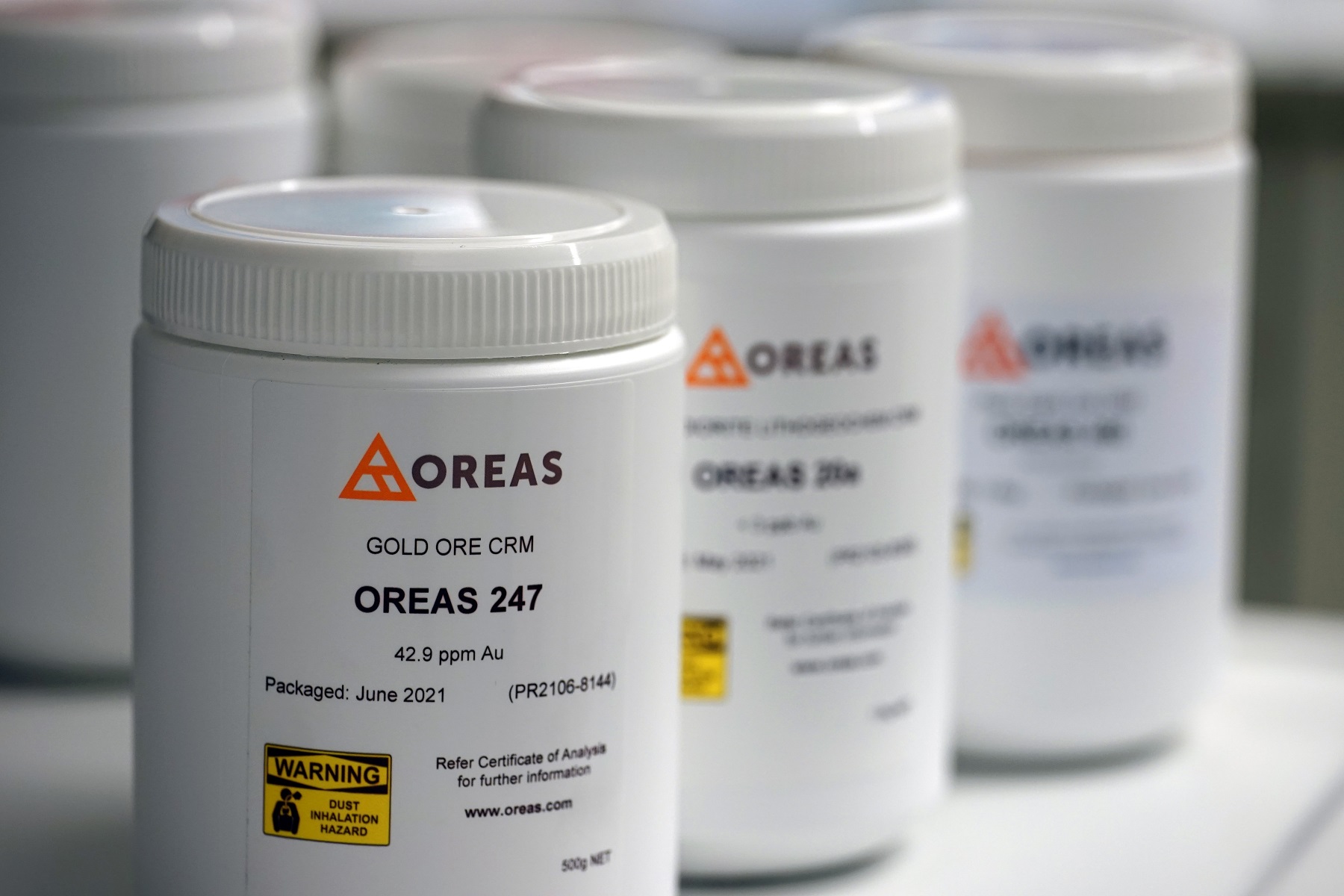 OREAS certified reference materials as Nano-Pellets
